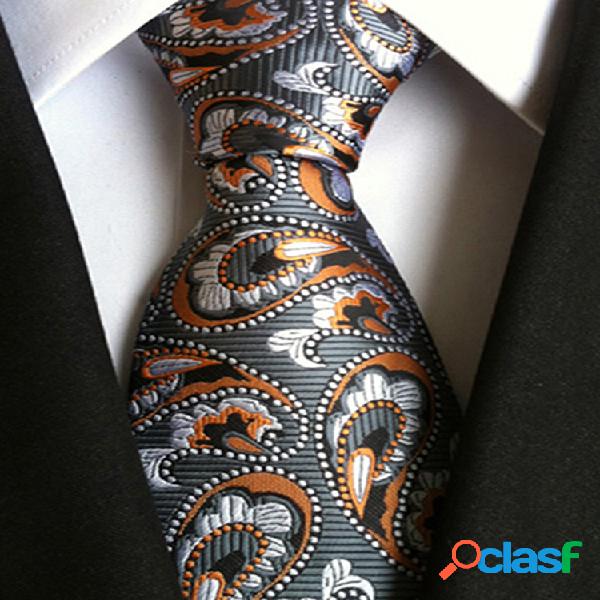 Corbata formal jacquard a cuadros Corbata de traje de