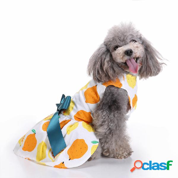Fashion Pet Perro Vestido Ropa Camisas de verano Chaleco