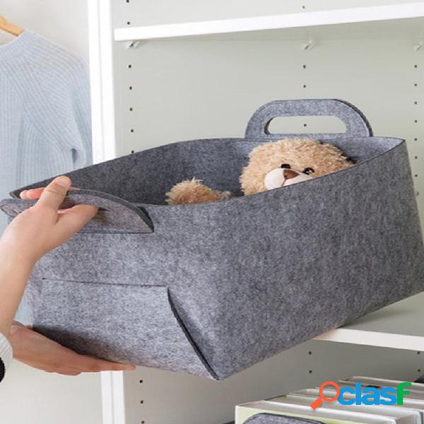 Felt Bolsa Felt Bolsa Cesta de almacenamiento de fieltro