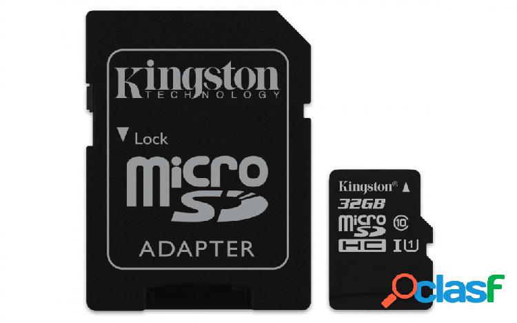 Memoria Flash Kingston Canvas Select, 32GB MicroSD UHS-I