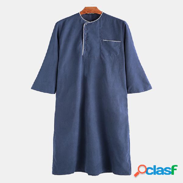 Mens Mid-Long Loose Fit Mid-East Indian Muslim Vestido