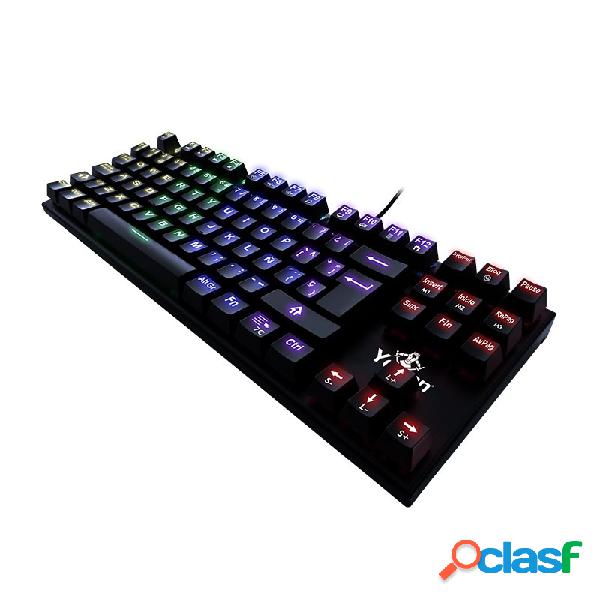 Teclado Gamer Yeyian Spark Serie 2000 RGB, Teclado