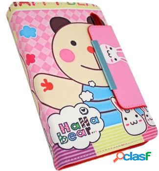 BRobotix Funda para Tablet 7'', Sencillo, 360º, Haha Bear