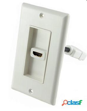 BRobotix Tapa HDMI, 1 Puerto Hembra, con Cable Pigtail