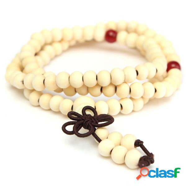 Budista Buda Oración Bead Mala Pulsera
