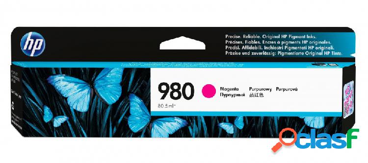 Cartucho HP 980 Magenta Original, 6600 Páginas