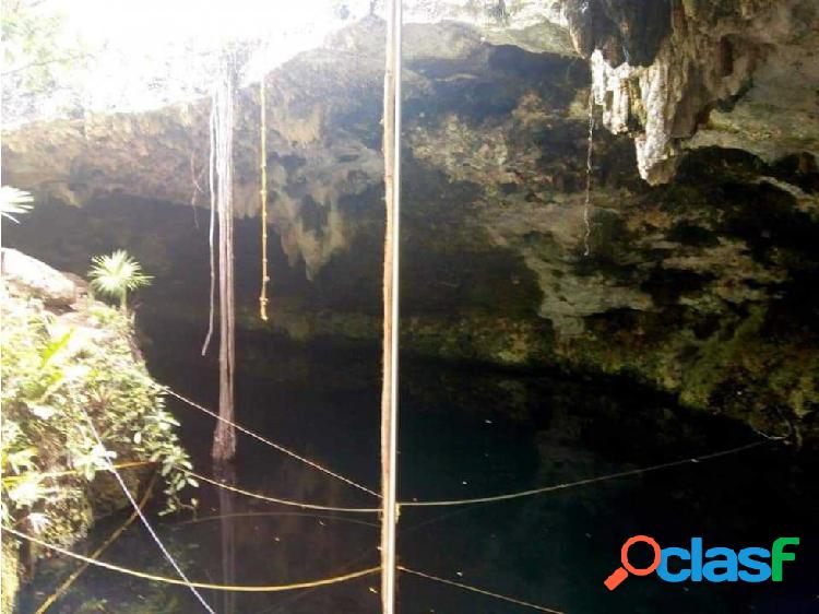 Cenote azul la cueva del murciélago terreno en venta en