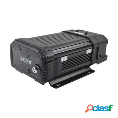 Epcom DVR Móvil de 4 Canales + 1 Canal IP XMR404AHD para