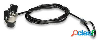 Manhattan Candado de Llave para Laptop 440240, 1.8 Metros,