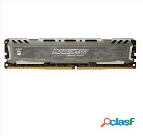 Memoria RAM Crucial Ballistix Sport LT Gray DDR4, 2666MHz,