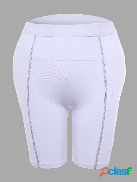 Pantalones cortos de ciclista profesional blanco