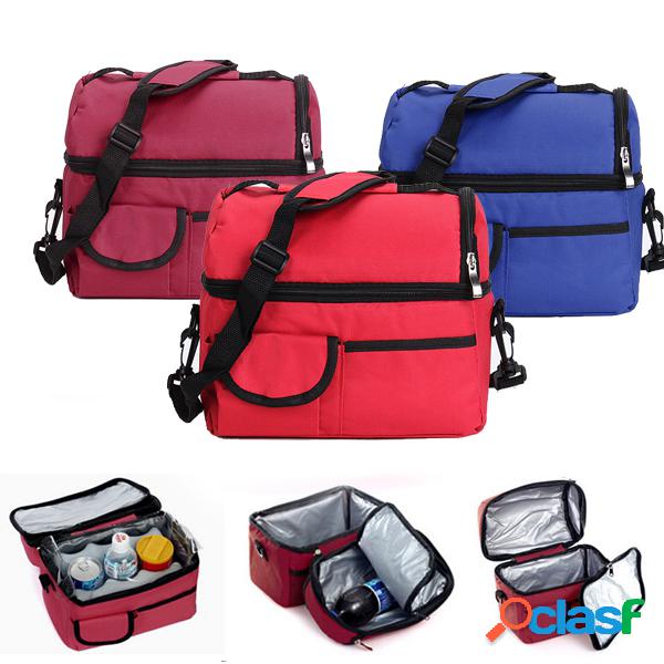 Práctico almuerzo de picnic Bolsa Enfriador Bolsa Hielo