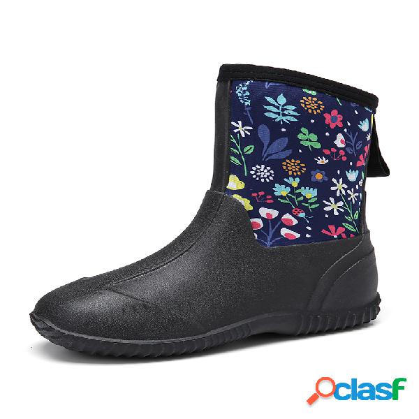 SOCOFY Caucho natural Floral Impermeable Antideslizante sin