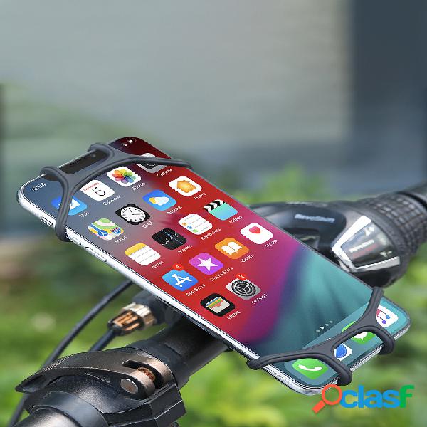 Soporte de silicona para teléfono de bicicleta para iPhone