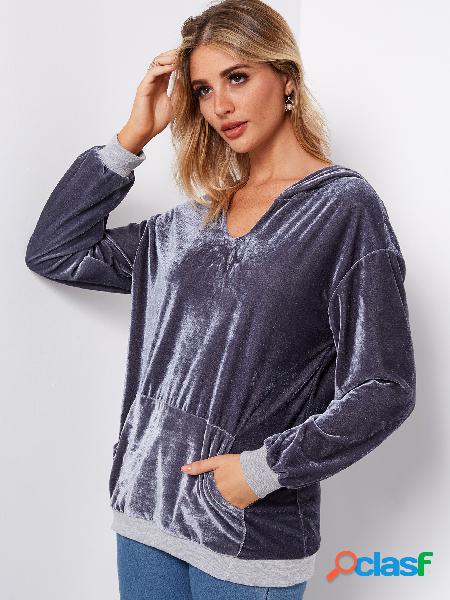 Sudaderas con capucha grises de diseño con capucha y manga