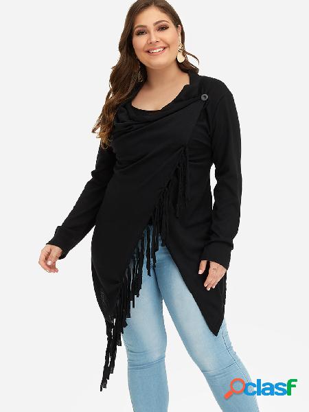 Talla grande con diseño de borla negra