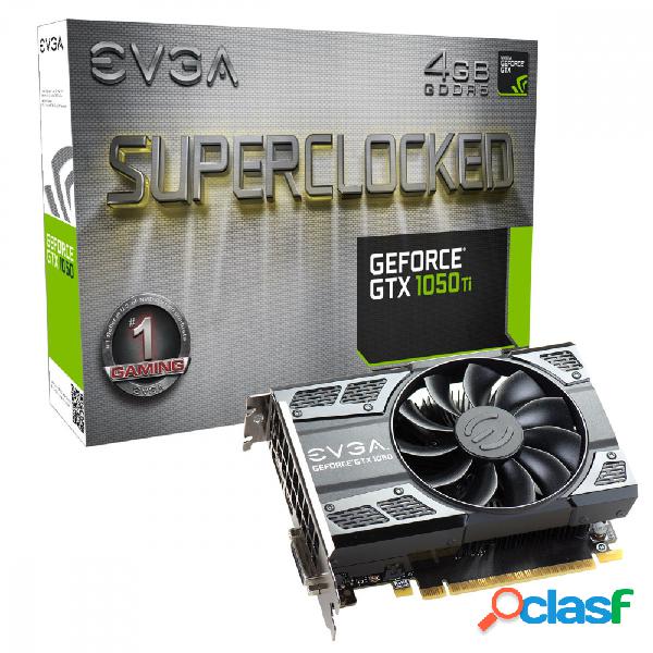 Tarjeta de Video EVGA NVIDIA GeForce GTX 1050 Ti SC GAMING,