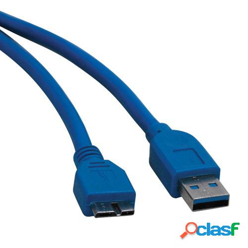 Tripp Lite Cable USB Macho - USB MICRO-B Hembra, 3 Metros,