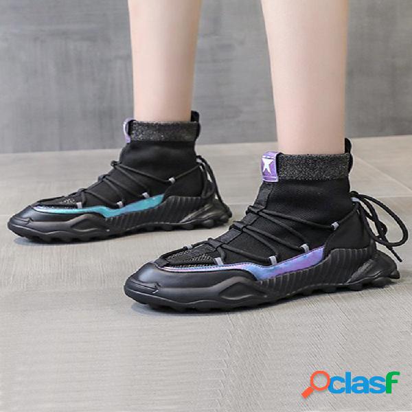 Zapatillas de correr modernas informales con parte superior