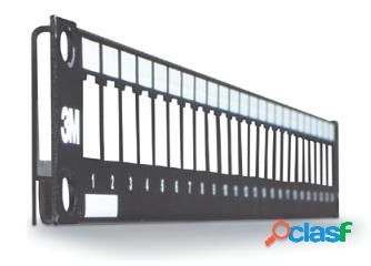3M Panel de Parcheo Vacío para Rack de 19'', Cat6, RJ-45,