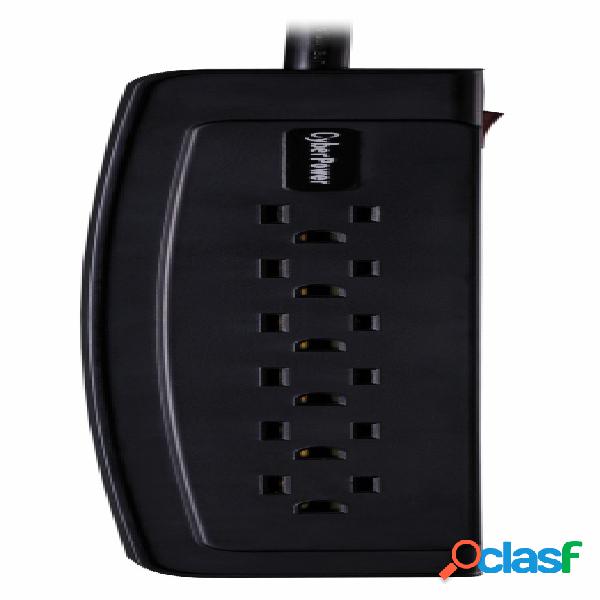CyberPower Supresor de Tensión CSP604T, 6 Contactos, 1350