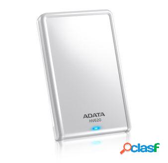 Disco Duro Externo Adata HV620 2.5'', 1TB, USB 3.0, Blanco