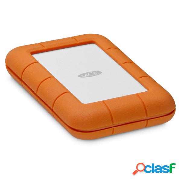 Disco Duro Externo LaCie Rugged Secure 2.5", 2TB, USB-C,