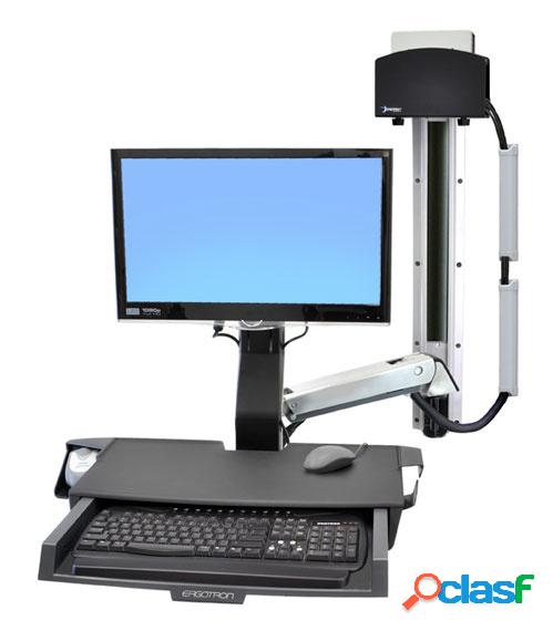 Ergotron Estación de Trabajo StyleView, hasta 14.5KG, Negro