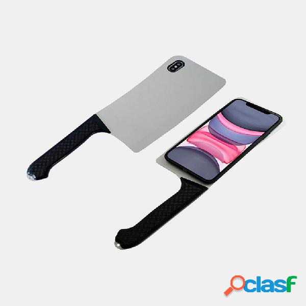 Mujeres y hombres Funny Chopper Phone Anti-drop Soft Caso