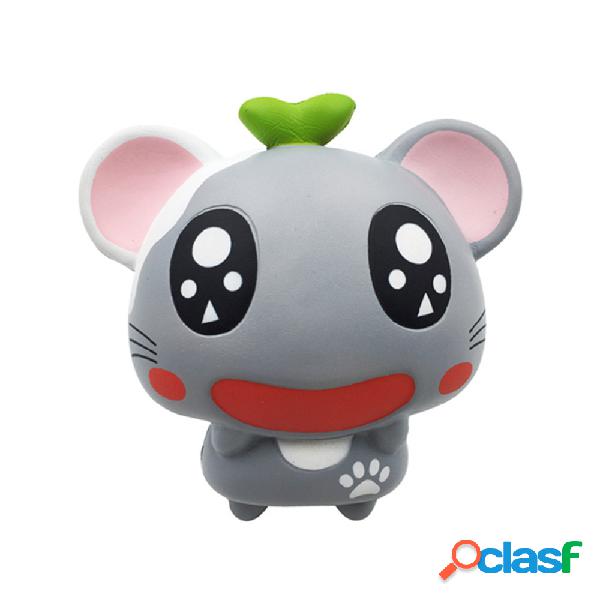 Squishy en forma de rata kawaii de dibujos animados Soft