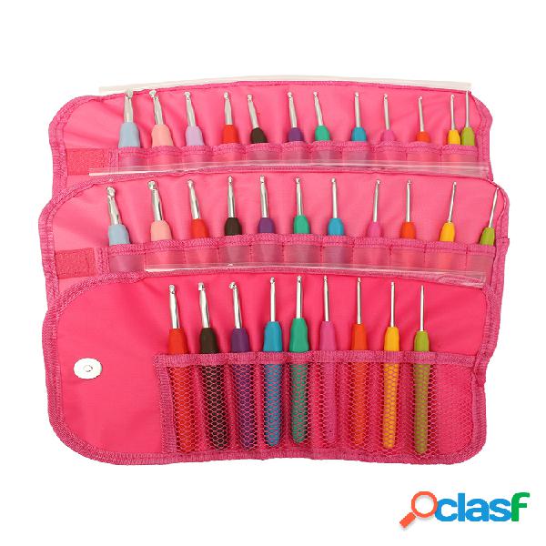 9-12 piezas Set Multi Color Soft Mango Aluminio Ganchos de