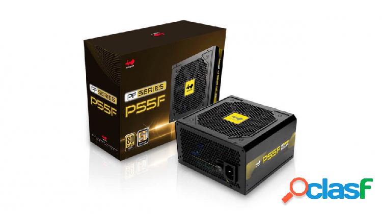 Fuente de Poder In Win P55F 80 PLUS Gold, 24-pines ATX,