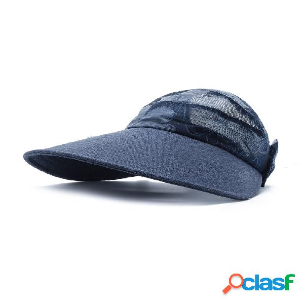 Gorra de béisbol plegable anti-UV en playa para mujeres