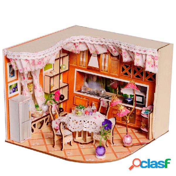 Merry Puzzle Sweet Home Habitat Room DIY Kit de casa de