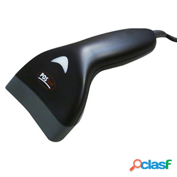 POSline SC2100B Lector de Código de Barras CCD 1D, Negro -