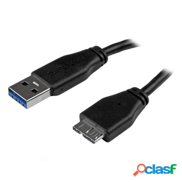 StarTech.com Cable USB Macho - Micro-USB B Macho, 3 Metros,