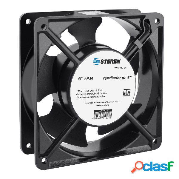 Ventilador Steren VN6-117M, 120mm, 2650 - 3000RPM, Negro