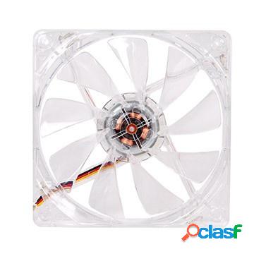 Ventilador Thermaltake Pure 12 LED Azul, 120mm, 1000RPM,