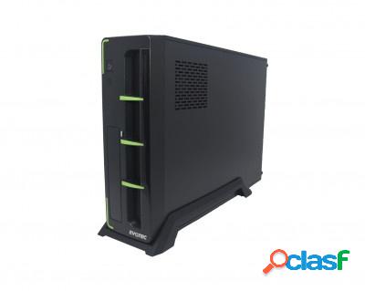 Gabinete Evotec EV-1010, Midi-Tower, Mini-ATX, USB 2.0, con