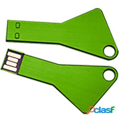 Memoria USB BRobotix 207756, 16GB, USB 2.0, Verde
