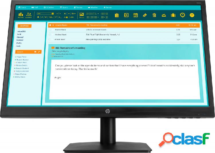 Monitor HP N223v LED 21.5'', Full HD, Widescreen, Negro