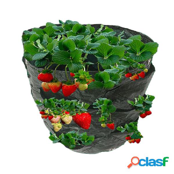 Plantación de fresas Bolsa Cesta colgante Jardín familiar