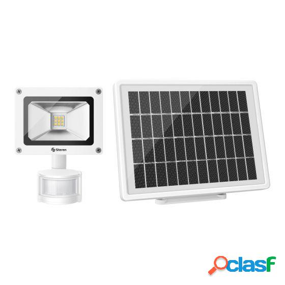 Steren Sensor de Movimiento con Reflector LED y Panel Solar