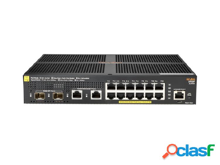 Switch Aruba Gigabit Ethernet 2930F, 12 Puertos