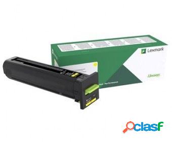 Tóner Lexmark 82K4HY0 Amarillo, 17.000 Páginas