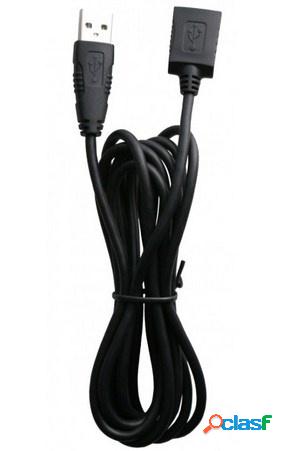 Vorago Cable USB CAB-101, USB 2.0 Macho - USB 2.0 Hembra, 2
