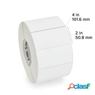 Zebra Rollo de Etiquetas 10003051, 4'' x 2'', 4 x 2760
