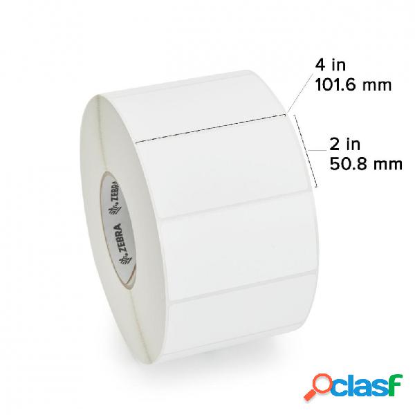 Zebra Z-Ultimate 4000T Rollo de Etiqueta de 4'' x 2'', 4 x