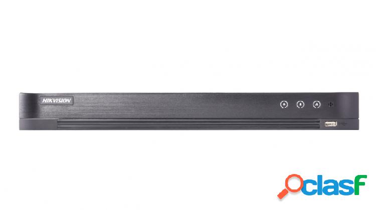 hikvision DVR de 16 Canales 4K TURBOHD + 16 Canales IP para