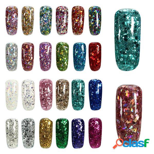 24 colores brillante de diamante extender la extensión de